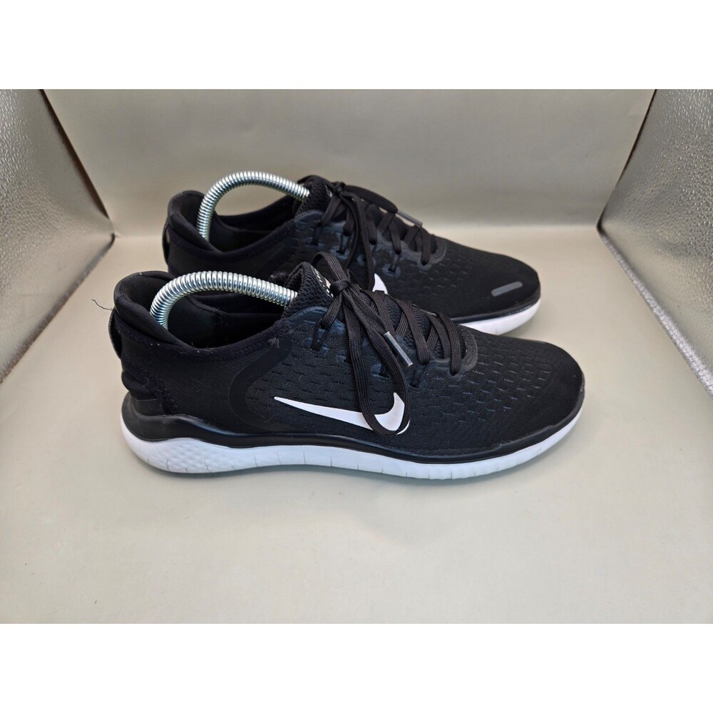 Nike Free RN 2018 Shoes Men's 8 Black Road Running Athletic Minimal Gym Sneakers